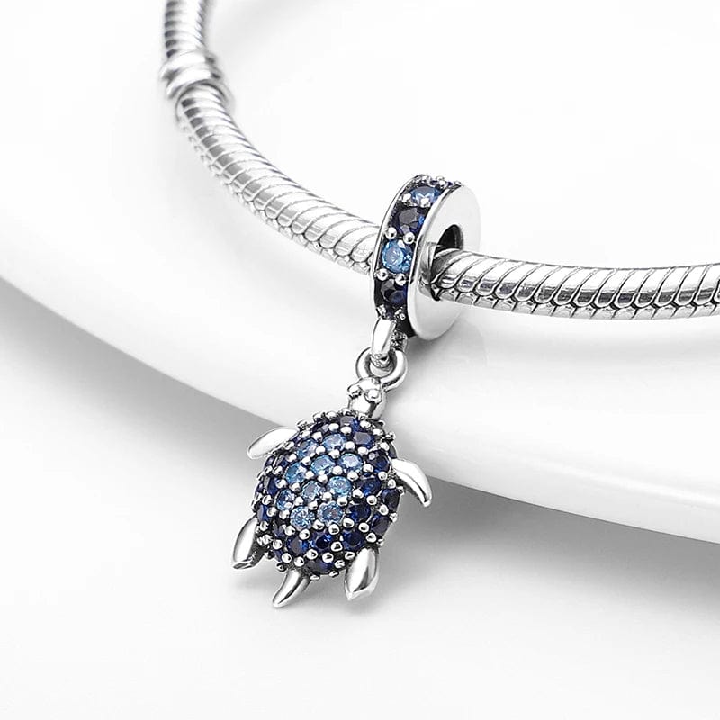 Charm Pendant Tortue Océan