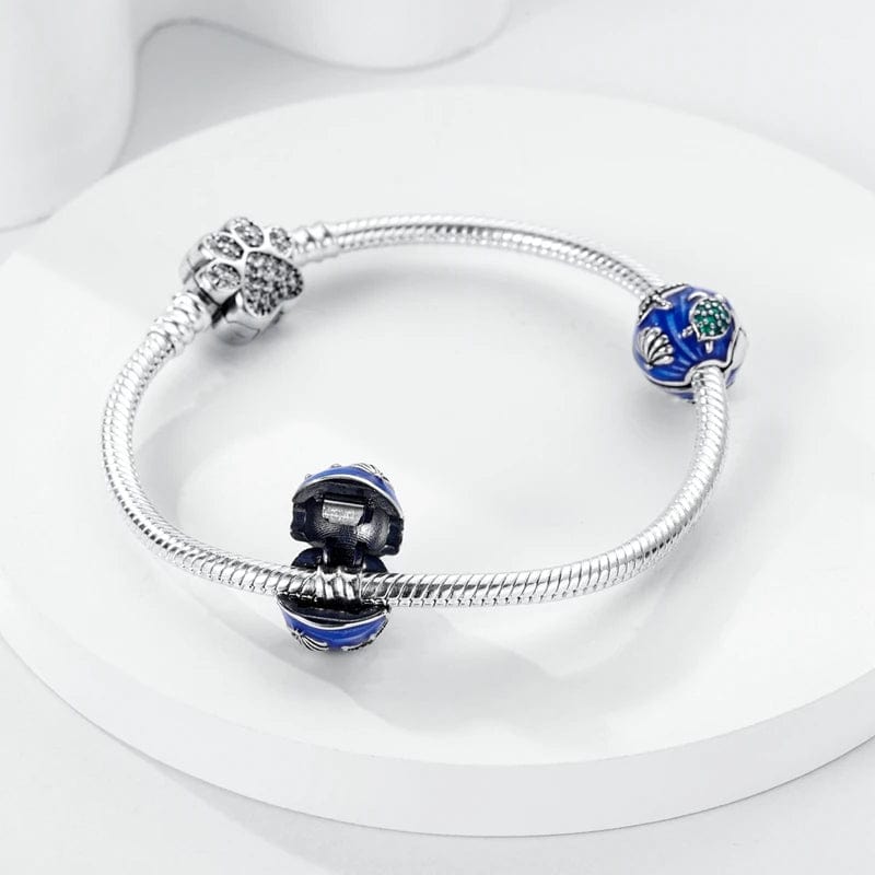 Charm Tortue et Étoile de Mer Océan