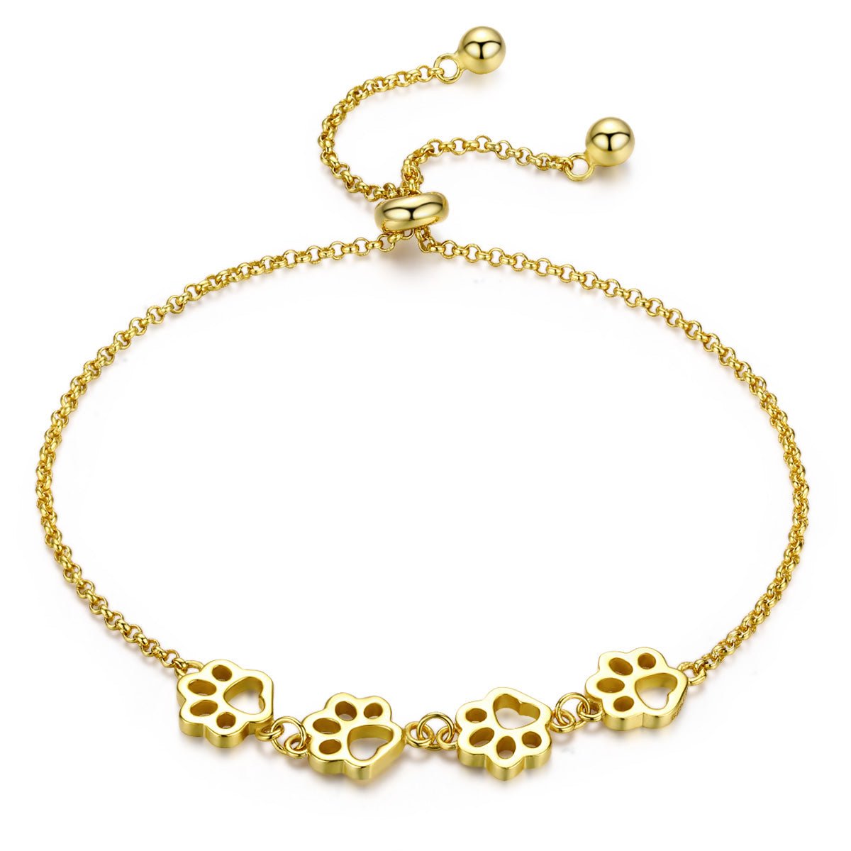 Bracelet Réglable Empreintes de Pattes