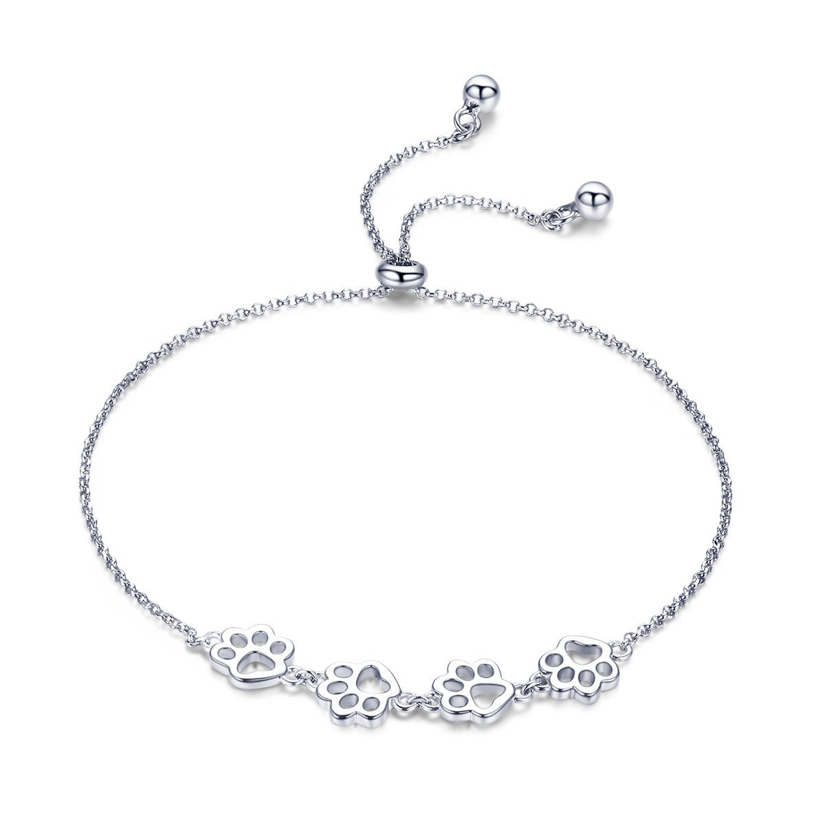 Bracelet Réglable Empreintes de Pattes