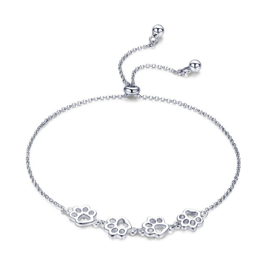 Bracelet Réglable Empreintes de Pattes