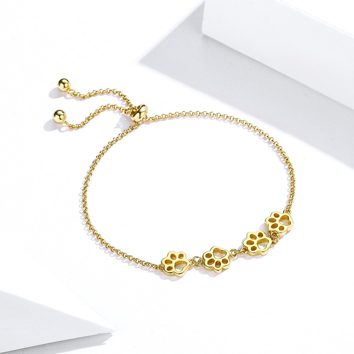 Bracelet Réglable Empreintes de Pattes