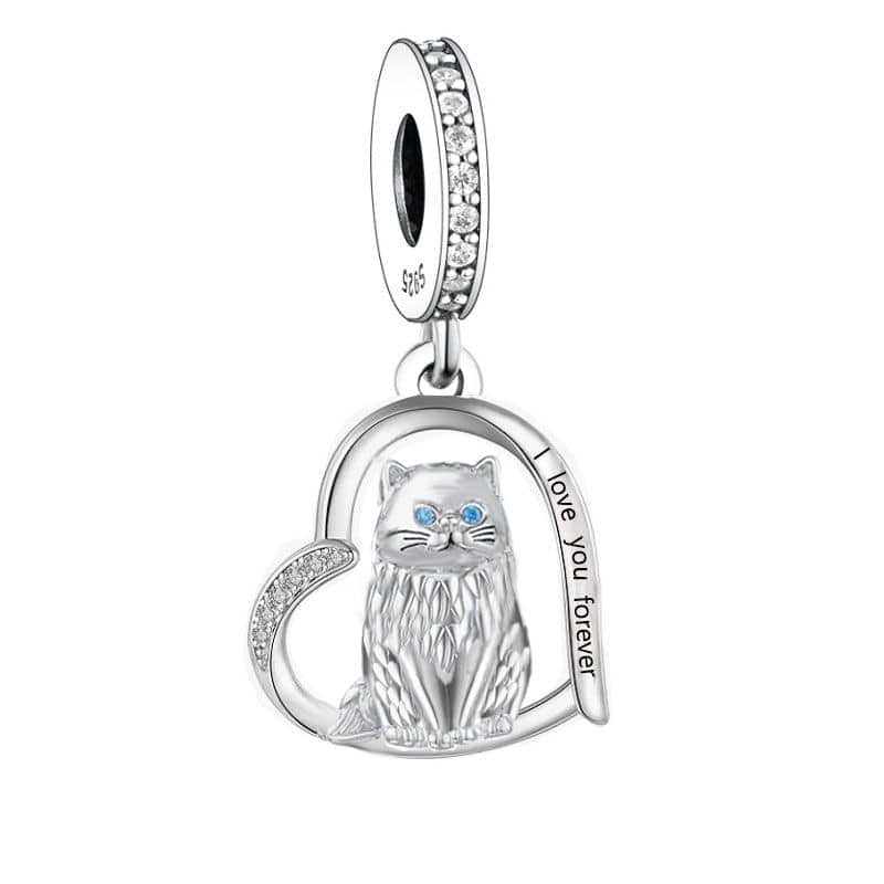 Charm Pendant Chat Persan