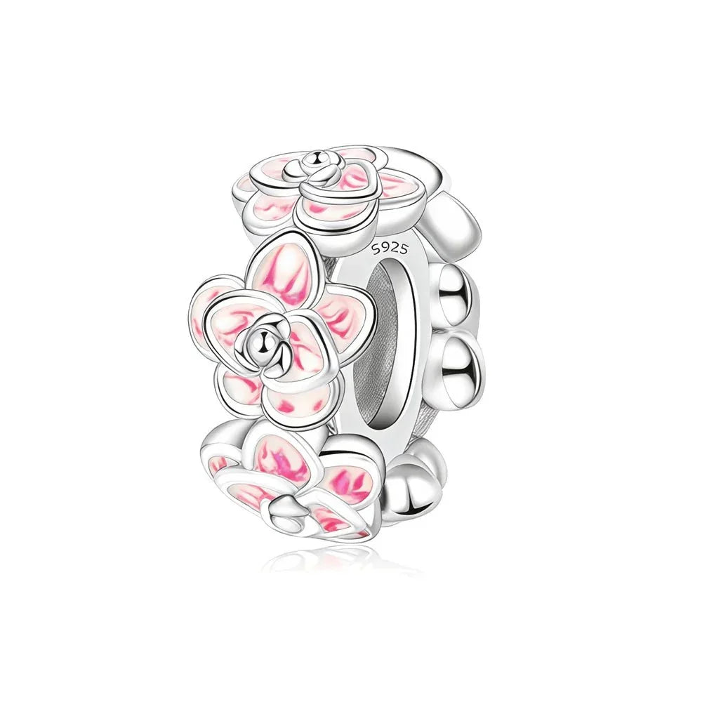 Charm Fleur Rose Épanouie