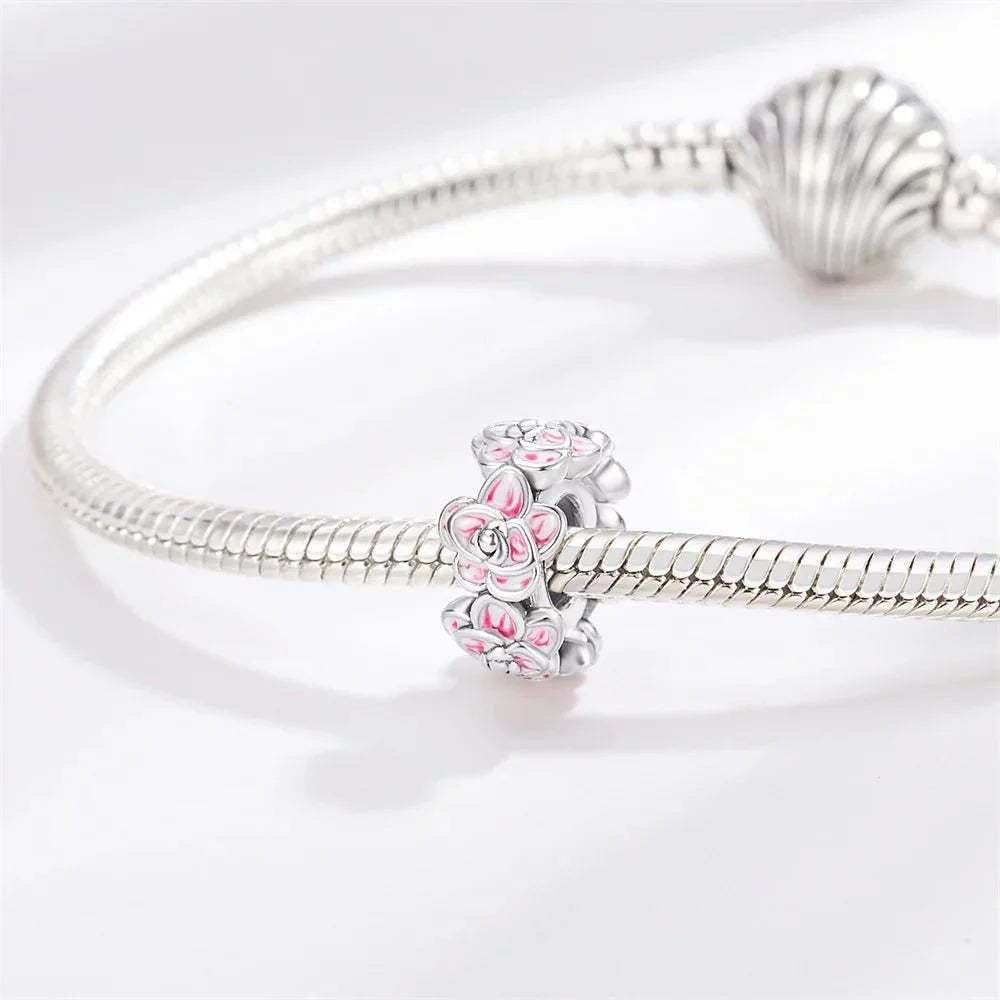 Charm Fleur Rose Épanouie