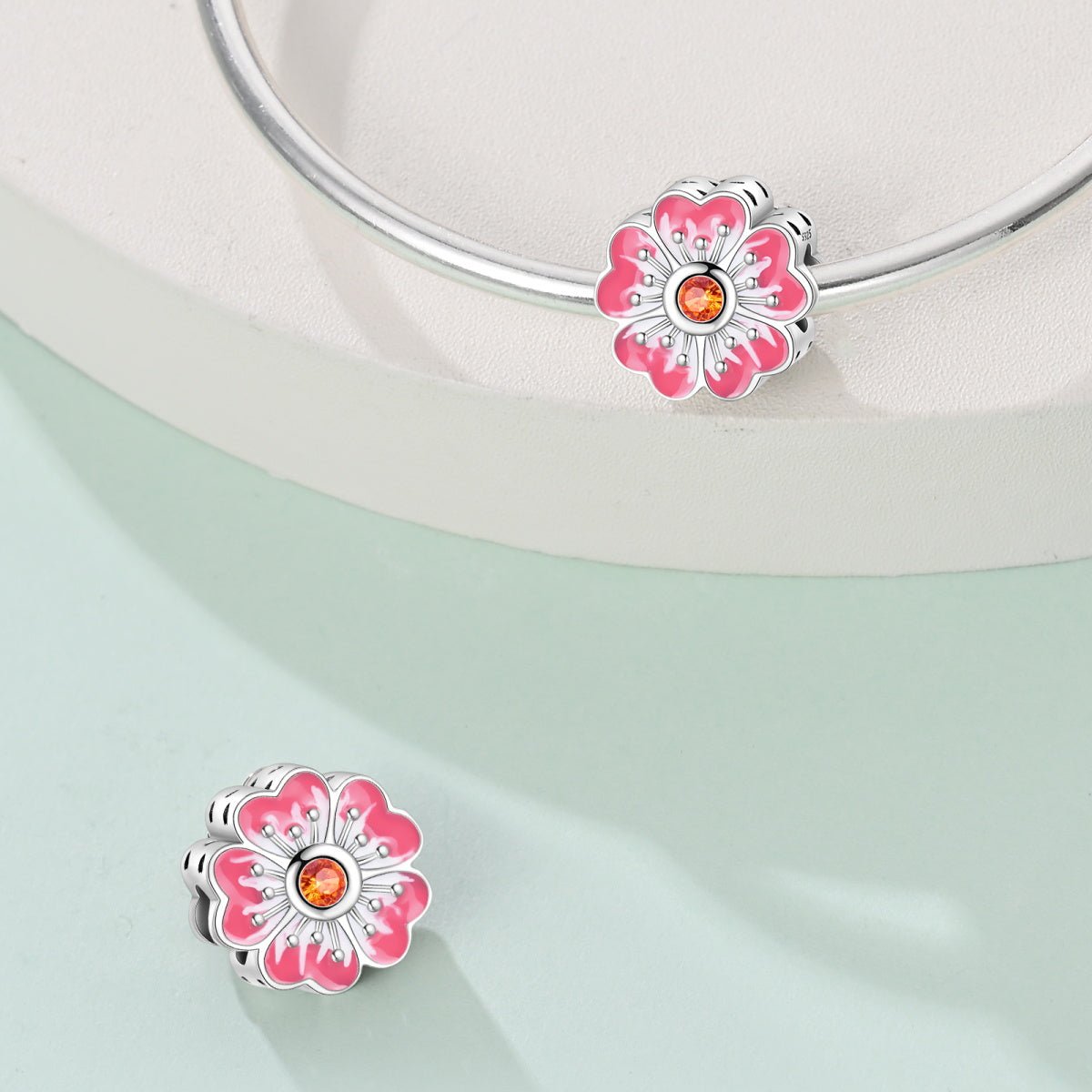 Charm Fleur Rose