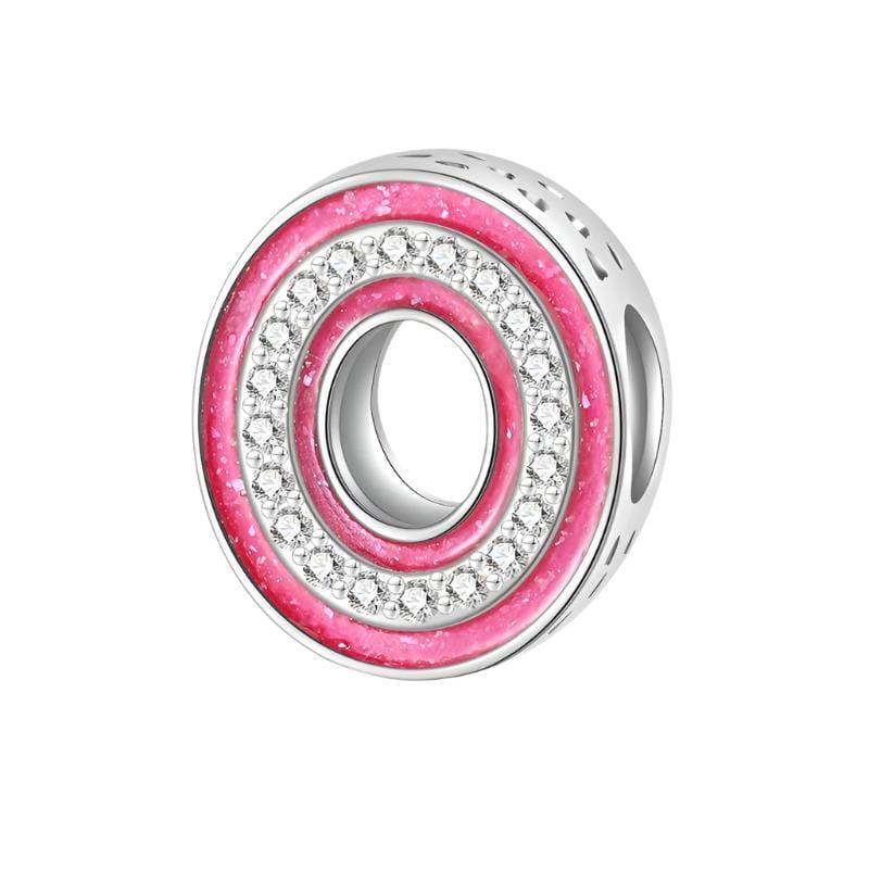 Charm Lettre Rose A~Z