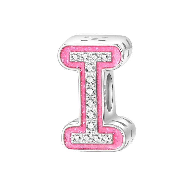 Charm Lettre Rose A~Z
