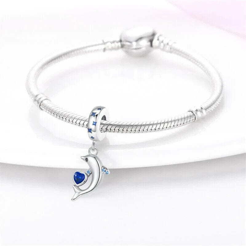Charm Pendant Dauphin Joueur