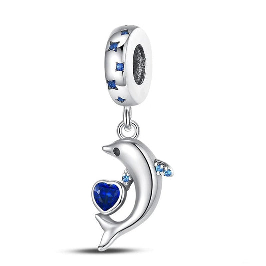Charm Pendant Dauphin Joueur