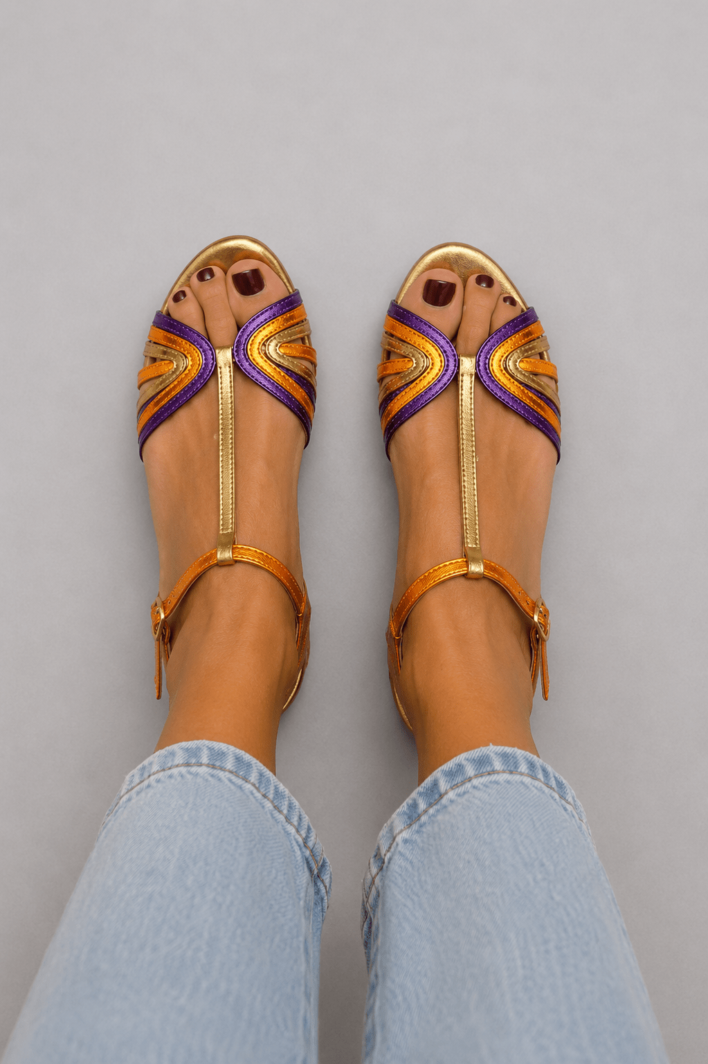 Viviana | Sandaler i middelhavsfarver