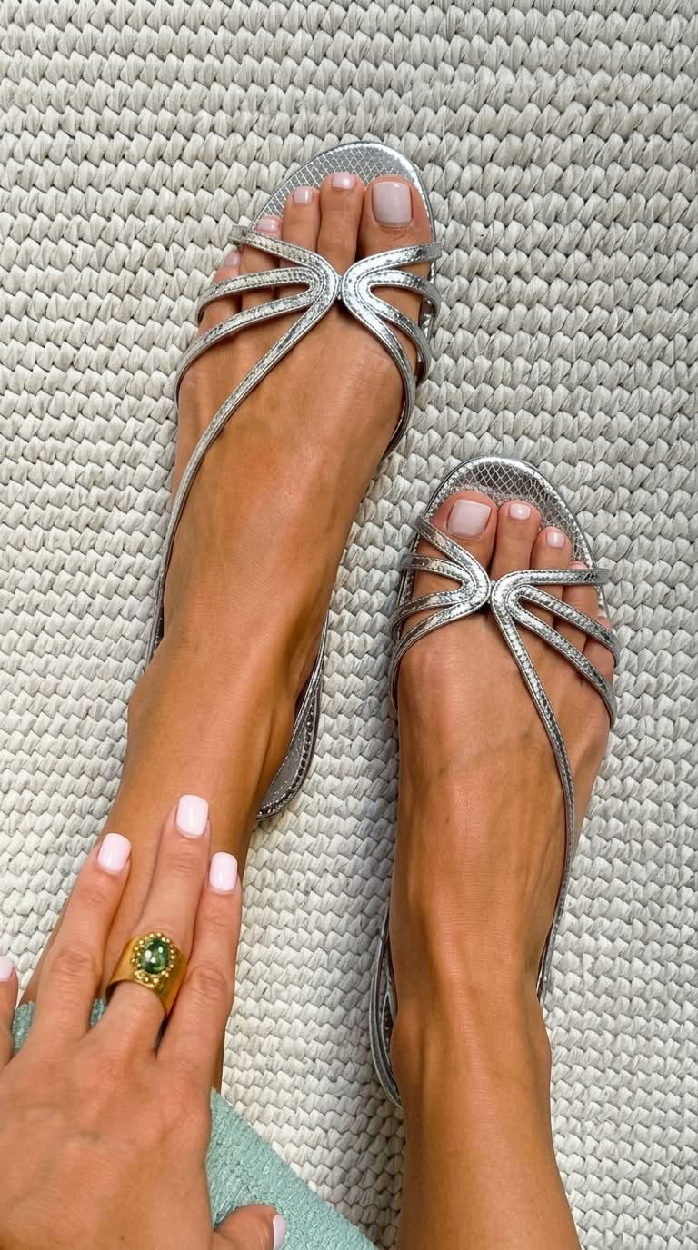 Marta | Gyldne sandaler: sommerens elegance