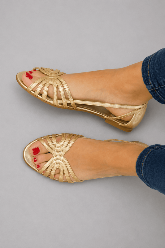 Eleonora | Gyldne sandaler