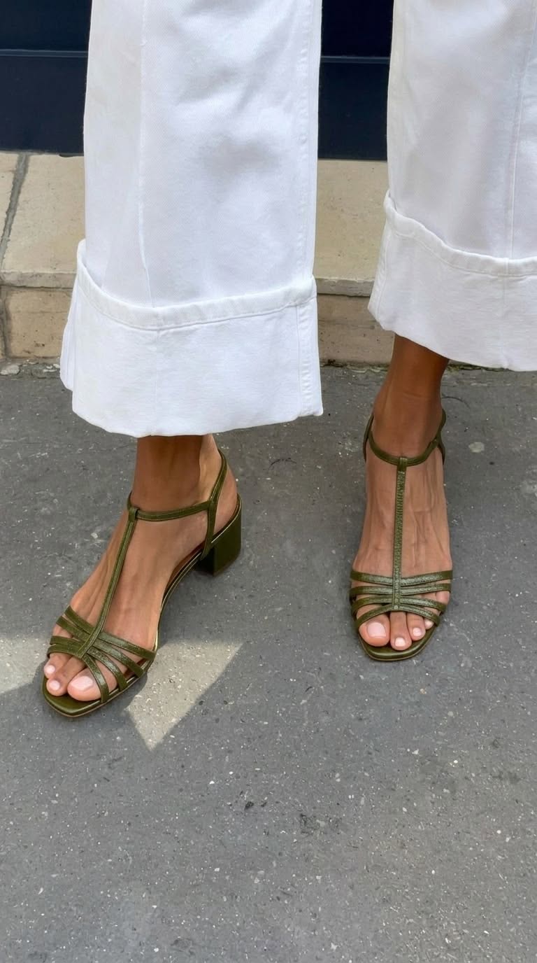 Alegre | Gyldne sandaler: hverdagens elegance