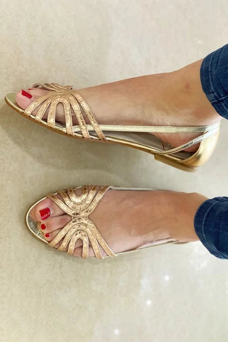 Eleonora | Gyldne sandaler