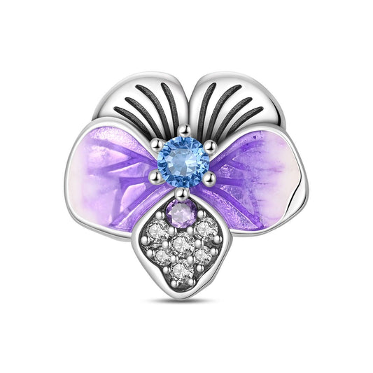 Charm Fleur Orchidée Violette