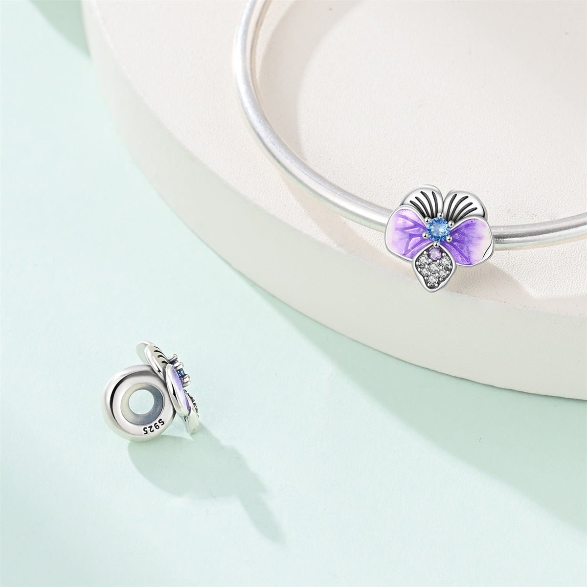 Charm Fleur Orchidée Violette