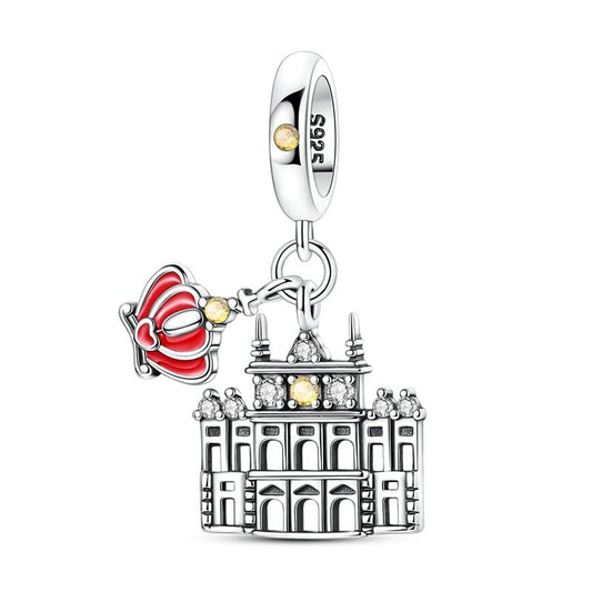 Charm Pendant Palais Royal de Madrid et Couronne