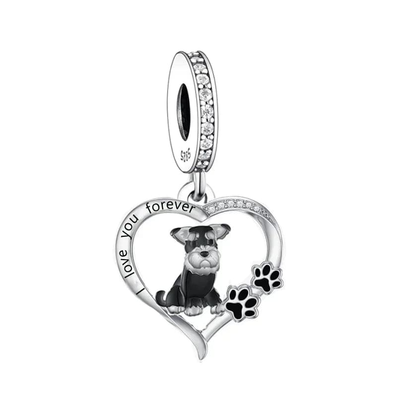 Charm Cœur Schnauzer