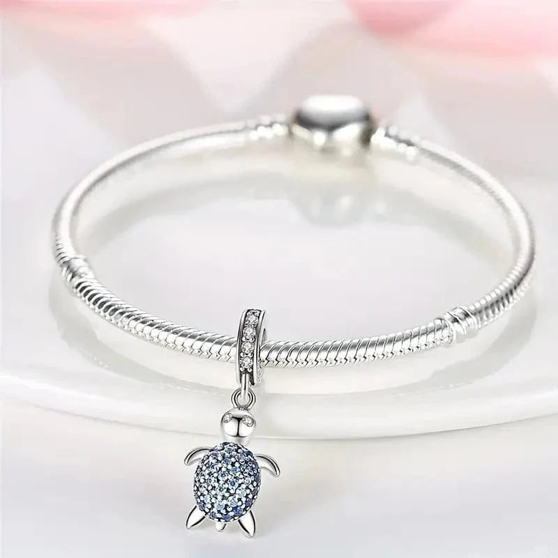 Charm Pendant Tortue Marine Océan
