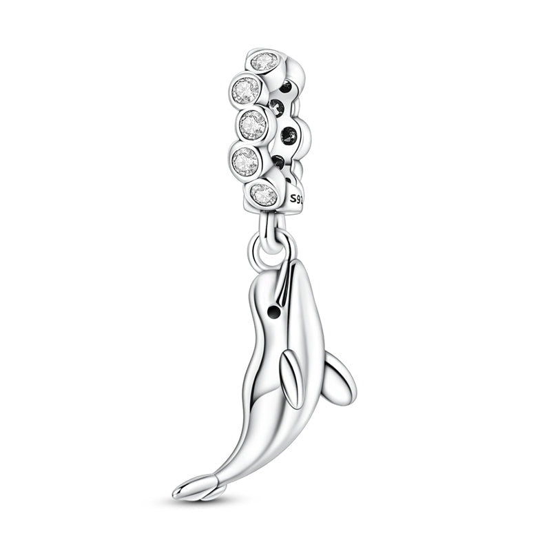 Charm Pendant Dauphin Argenté