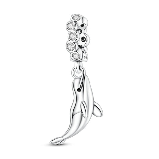 Charm Pendant Dauphin Argenté
