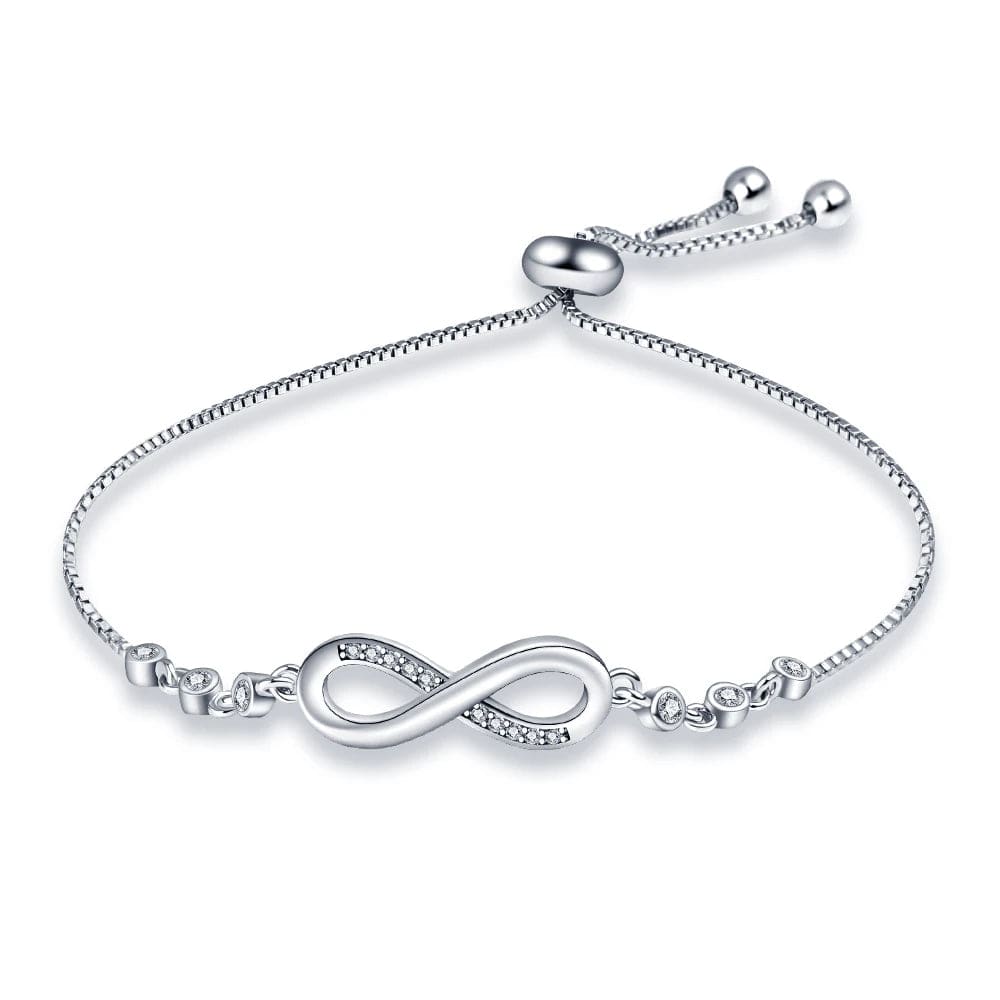 Bracelet Infini Intemporel aux Accents de Diamant