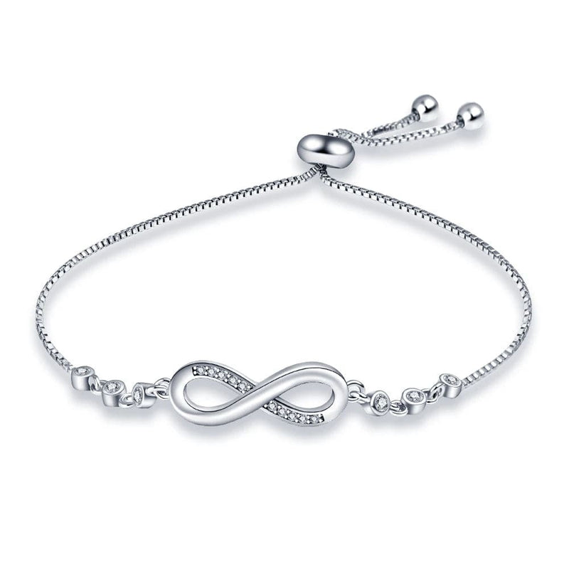 Bracelet Infini Intemporel aux Accents de Diamant