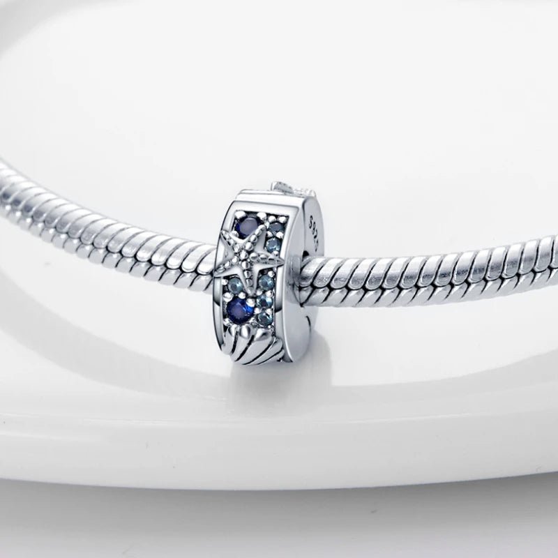 Charm Clip Tropical Étoile de Mer et Coquillage