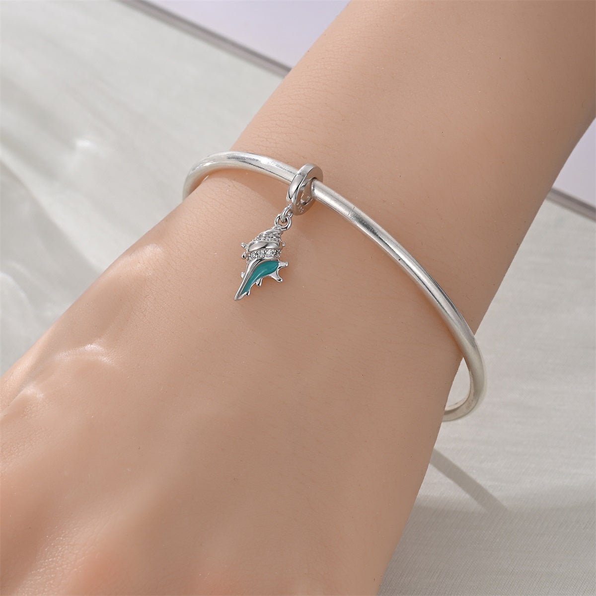 Charm Pendant Conque Turquoise