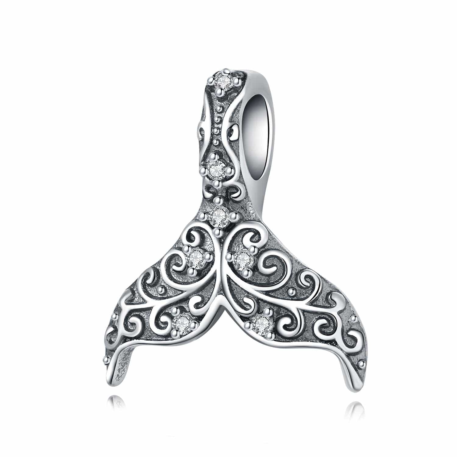 Charm Pendentif Queue de Baleine