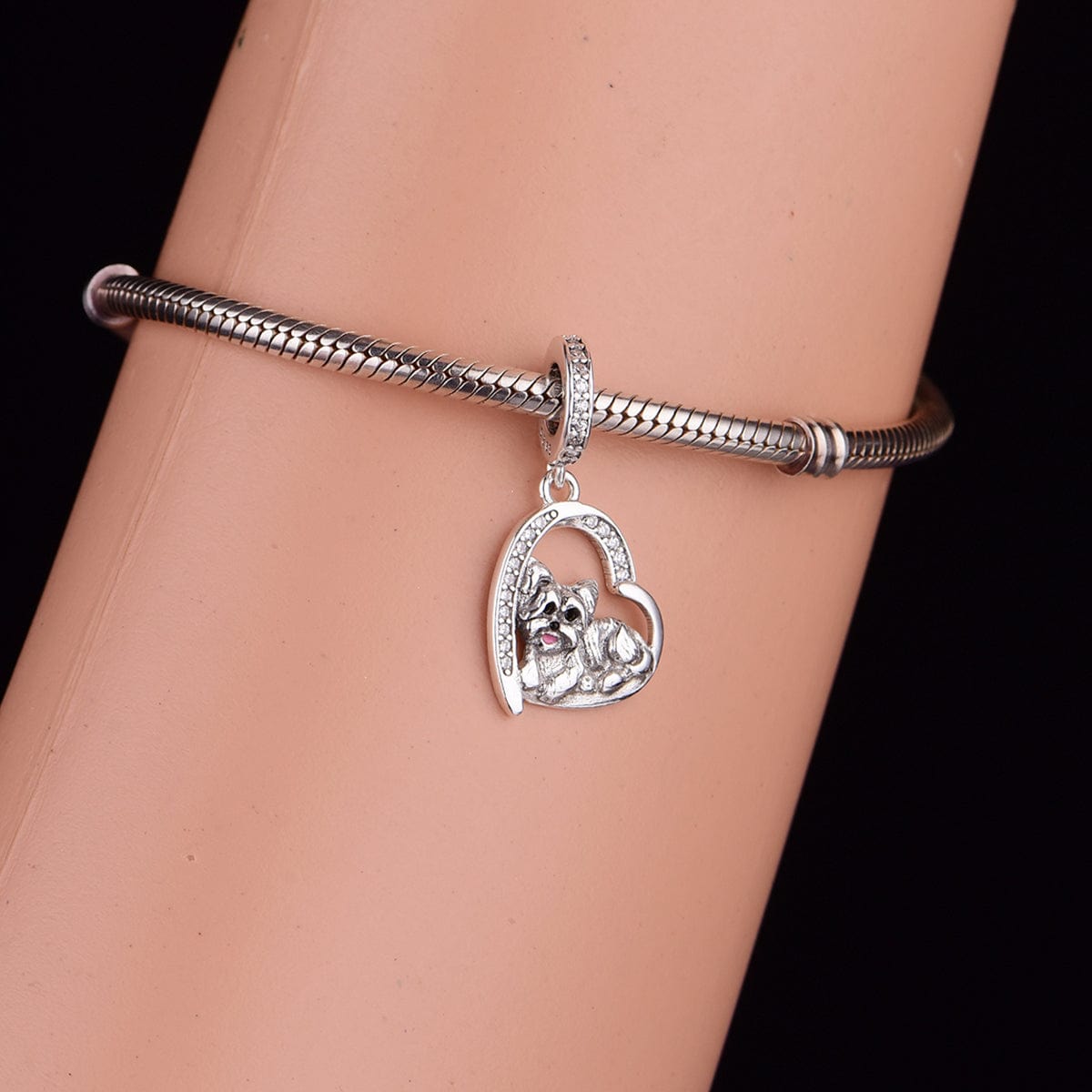 Charm Cœur Yorkie Love