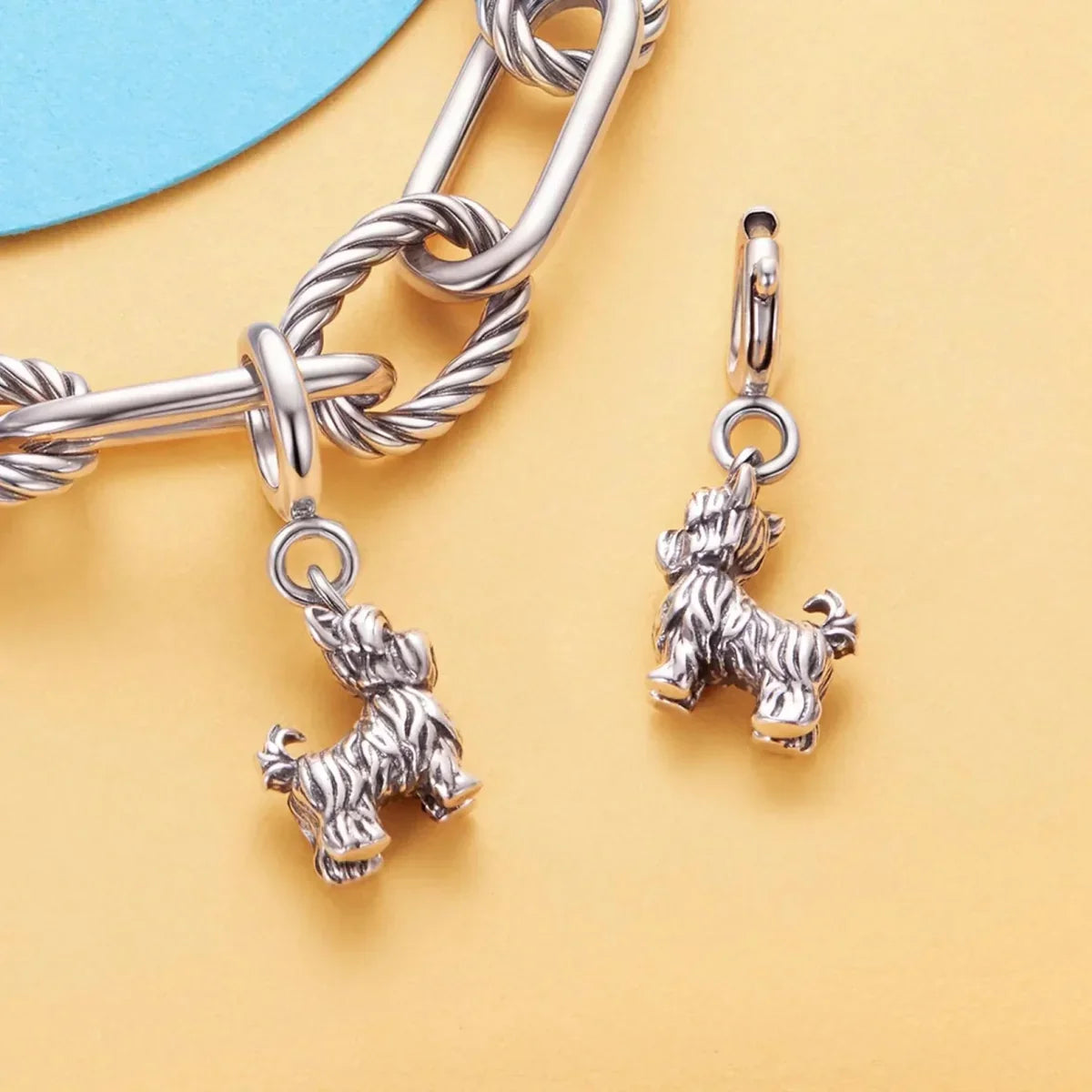 Charm Pendant Chien Yorkshire Terrier